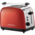 Russell Hobbs Colours Plus+ 2S Toaster Flame Red 26554-56