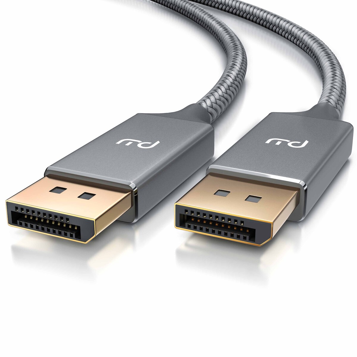 Primewire Premium DisplayPort auf DisplayPort Kabel mit Nylonummantelung 4K 3840 x 2160 @ 60 Hz - 2m Image