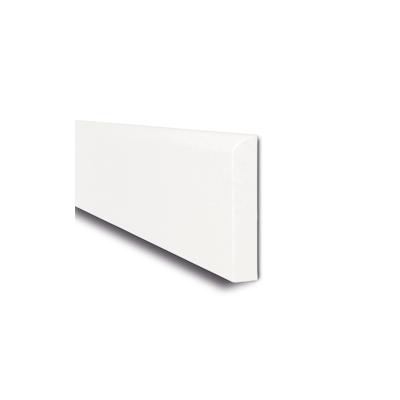 PROREGAL Wand-Schrammschutz aus hochwertigem Polyethylen | Zum Aufdübeln mit 6mm Senkkopfschrauben | HxBxT 20x206x1cm | Weiß Image