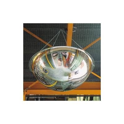 PROREGAL Vier-Wege-Bobachtungsspiegel mit 360° Blickwinkel aus Acrylglas | Kugelspiegel mit extremer Weitwinkel-Wirkung | HxBxT 90x90x34cm