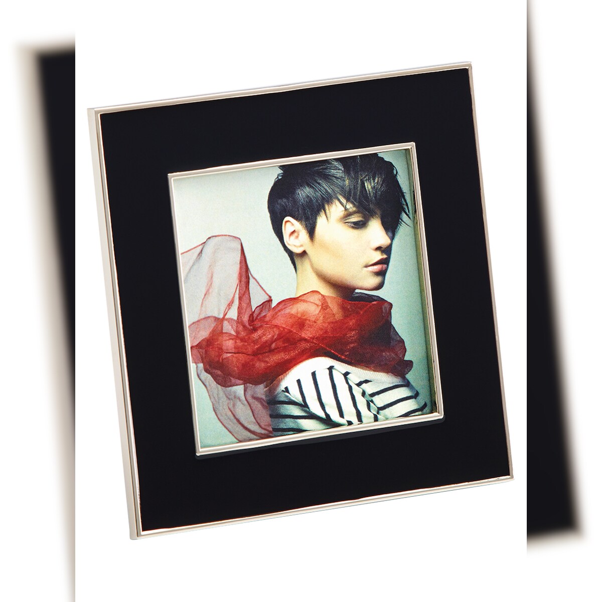 walther + design Mathis Portraitrahmen, schwarz, 7,5 x 7,5 cm Image