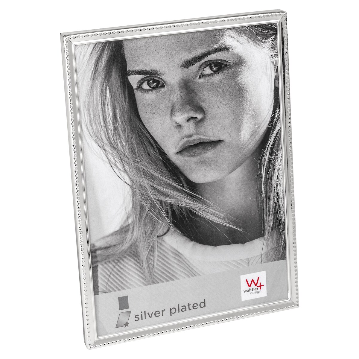 walther + design Cosima Portraitrahmen, silber, 15 x 20 cm Image