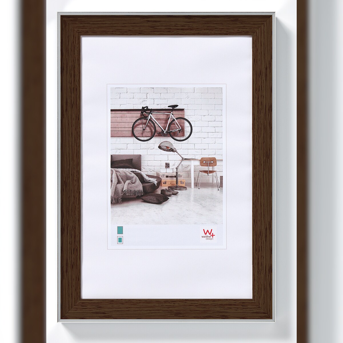 walther + design Bohemian Designrahmen 20x30 cm NUSSBAUM Image