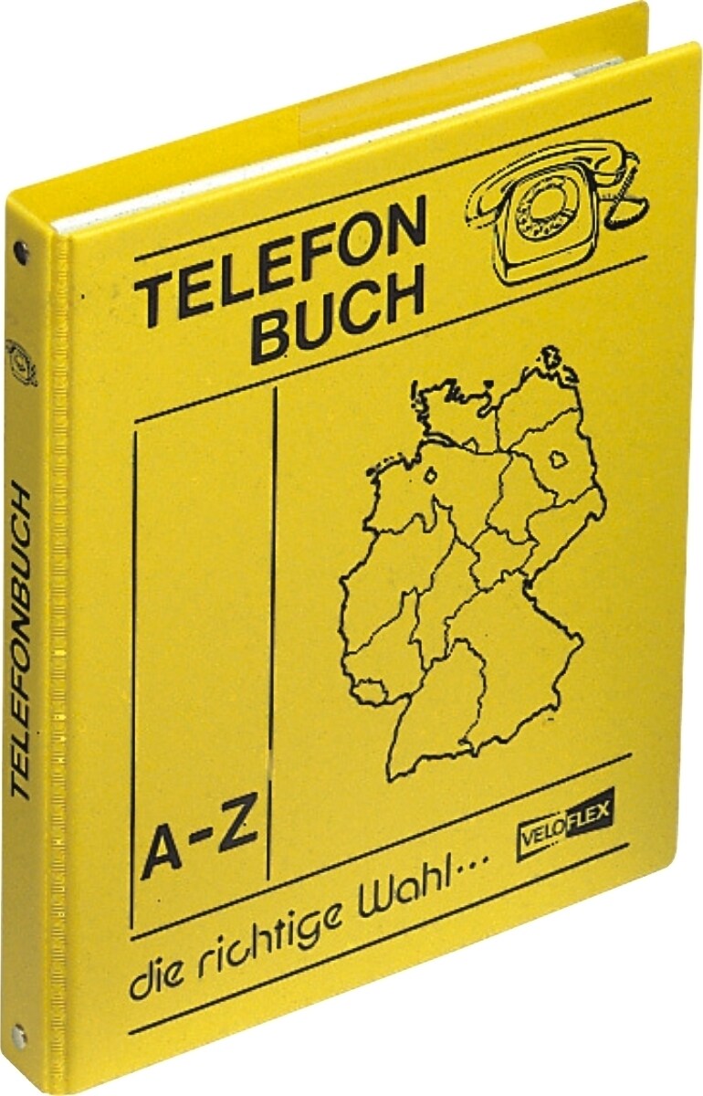 Veloflex Telefonringbuch A5 PP gelb Image