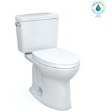 Toto MS776124CEG#01 Drake 1.28 GPF Two Piece Elongated Toilet with Left Hand Lever Seat Included