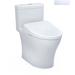 Toto MW6464736CEMFGNA#01 Aquia IV 0.9 / 1.28 GPF Dual Flush One Piece Elongated Chair Height Toilet