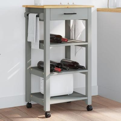 vidaXL Kitchen Trolley MONZA multi size Solid Wood Pine