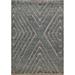 Geometric Moroccan Modern Foyer Rug Hand-Knotted Wool Carpet - 2'0"x 3'0"