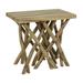 East at Main Solid Teak Wood Stump Accent Table