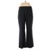 Ann Taylor LOFT Dress Pants - High Rise Boot Cut Boot Cut: Black Bottoms - Women's Size 8