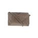 Etienne Aigner Shoulder Bag: Pebbled Tan Print Bags