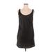 ASOS Casual Dress - Mini Scoop Neck Sleeveless: Black Solid Dresses - New - Women's Size 14
