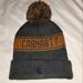 Carhartt Accessories | Carhartt Beanie With Pom Pom Osfm | Color: Gray/Orange | Size: Os