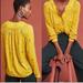 Anthropologie Tops | Anthropologie 26 Of 52 Conversations Colloquial Bow Top | Color: Blue/Yellow | Size: 4