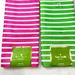 Kate Spade Kitchen | Kate Spade Kitchen Towels. Set Of 2 Pink And Green Stripes. | Color: Green/Pink | Size: Os