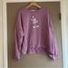 Disney Tops | Disney X Mickey And Friends Genuine Mousewear Purple Oversized Sweatshirt Xl | Color: Purple | Size: Xl