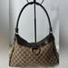 Gucci Bags | Gucci Logo Beige Fabric Hobo Bag | Color: Brown/Tan | Size: Size: L 14", H 10", W 4.5"