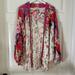 Anthropologie Tops | Anthropologie Floreat Modal Floral Print Kimono / Cardigan Top In Pink And White | Color: Pink/White | Size: One Size