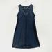 Athleta Dresses | Athleta Organic Cotton Senorita In Black Fitted Super Soft Midi Dress P6972 | Color: Black | Size: L