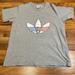 Adidas Shirts | Adidas Shirt Men’s Size Xl Gray Trefoil Embroidered Logo Athletic Short Sleeve T | Color: Gray | Size: Xl