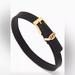 Gucci Jewelry | New Gucci Double G Bracelet In Leather Black | Color: Black | Size: Small