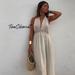 Zara Dresses | Blogger's Fave! Zara Rhinestone Midi Dress Limited Edition Nwt | Color: Gold/White | Size: Various