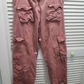 Free People Pants & Jumpsuits | Like New! Worn Once For An Event. Tahiti Cargo Pants In Color Auburn | Color: Red | Size: M