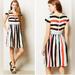 Anthropologie Dresses | Maeve For Anthropologie Watercolor Stripe Dress | Color: Black/Cream | Size: 6