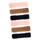 FRCOLOR 6 Pcs Silicone Makeup Brush Bag Travel Toiletry Bag Silicone Makeup Brush Covers Makeup Brush Storage Pouch Travel Wallets Makeup Organizer Bag Miss Silica Gel Makeup Box Cosmetic