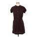 Banana Republic Factory Store Casual Dress - Shirtdress: Brown Dresses - Women's Size X-Small