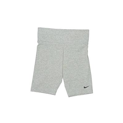 Nike Shorts: Gray Mid-Length Bottoms - Women's Size X-Small - Stonewash