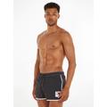 Badeshorts TOMMY HILFIGER SWIMWEAR "RUNNER" Gr. XL (54), N-Gr, schwarz (black) Herren Badehosen Badeshorts