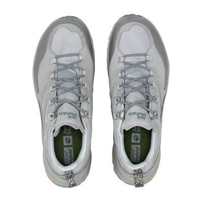 Wanderschuh JACK WOLFSKIN "CYROX TEXAPORE LOW M", Kinder, Gr. UK 12 - EU 47, Normalschaft, braun (pebble), Main Material Second Material 100% Polyurethane Lining Sole 100% Rubber/ EVA, Schuhe Image