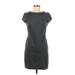 Boden Casual Dress - Sheath: Gray Solid Dresses - Women's Size 6