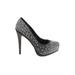 Vigo Fiore Heels: Black Shoes - Women's Size 6 1/2 - Round Toe