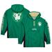 Men's Mitchell & Ness Kelly Green Boston Celtics Team OG 2.0 Vintage Logo Anorak Windbreaker Quarter-Zip Jacket