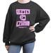 Women's Mad Engine Charcoal Mean Girls That's So Fetch Burn Book Graphic Fleece Sweatshirt