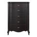ACME Furniture Chelmsford 5 - Drawer Dresser in Black | Wayfair BD02300