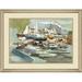 Wendover Art Group Port Royal Jamaica - Picture Frame Painting on Paper in Blue/Brown/Green | 33.75 H x 43.75 W x 1.38 D in | Wayfair PG5326