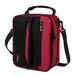 Tirrinia Expandable Insulated Lunch Bag, Leakproof Flat Lunch Cooler Tote w/ Shoulder Strap Canvas in Red/Black | 5 H x 8.3 W x 10.5 D in | Wayfair