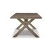 Gracie Oaks Britiney Aluminum Dining Table Metal in Brown | 28.88 H x 80 W x 42 D in | Outdoor Dining | Wayfair 788EE614AA6C410D8FE83E69050C4E6A