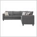 Gray Sectional - Latitude Run® Modern Upholstered Living Room Sectional Sofa Polyester | 34 H x 91 W x 91 D in | Wayfair