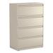 Alera® 36 Wide 4 -Drawer File Cabinet Metal/Steel in Brown | 52.5 H x 36 W x 18.63 D in | Wayfair 25492