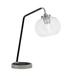 Brayden Studio® Brete Stainless Steel Desk Lamp Glass in Gray/Black | 17.25 H x 7 W x 7 D in | Wayfair 984BCF8B064E425CAEEABE5734352758