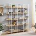 17 Stories Carnbuck Etagere Bookcase Wood in Brown | 70.9 H x 70.9 W x 11.8 D in | Wayfair FF2FF5B9DE7E454D80D47474C1076A56