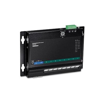 TRENDnet TI-PG102F PoE+ Switch 10-Port Industrie Wall-Mount Front Access