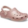 Hausschuh CROCS "Classic Glitter Clog, Badesandale", Damen, Gr. 38, rosa (rosa glitter), Croslite, Glitzer, modisch, Schuhe, Sommerschuh, Schlappen, Schlupfschuh mit Glitzer verziert