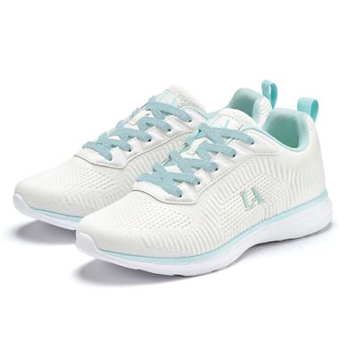 Sneaker LASCANA, Damen, Gr. 35, grün (weiß, mint), Obermaterial: 60% Textilmaterial, 40% Lederimitat. Futter: 100% Texti