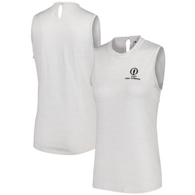 The 151st Open Royal Liverpool Adidas Essentials Heathered Mock-Neck ärmelloses Polo – Damen Image
