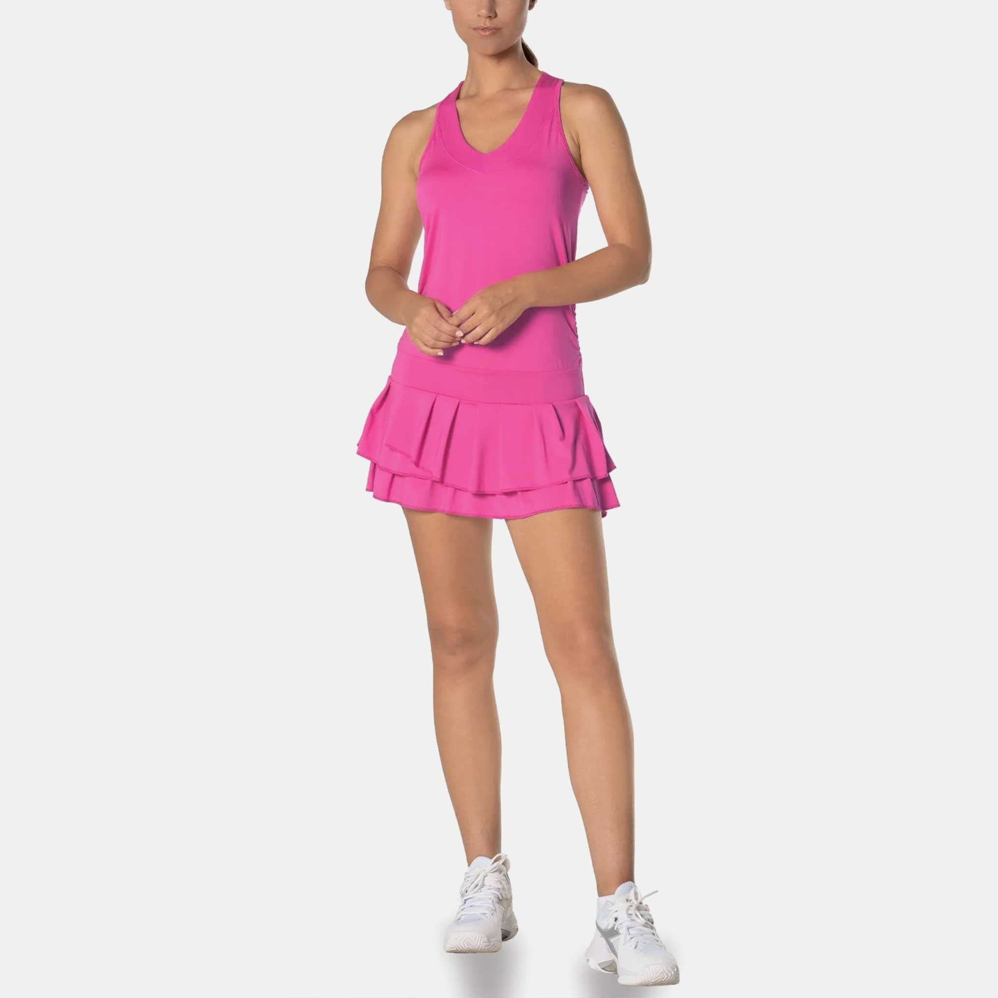 Lucky In Love In It To Win It Dress Women's Tennis Apparel Pink - Lucky in Love